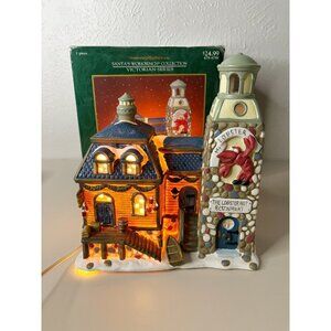 VTG '99 Santa's Workshop (Victorian Series) Lobster Hut Restaurant Lighted EUC
